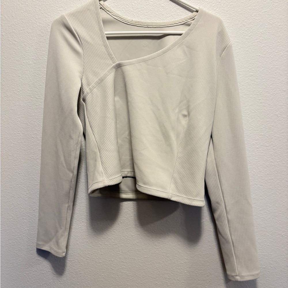 Lululemon Ribbed Softstream Asymmetrical long sleeve